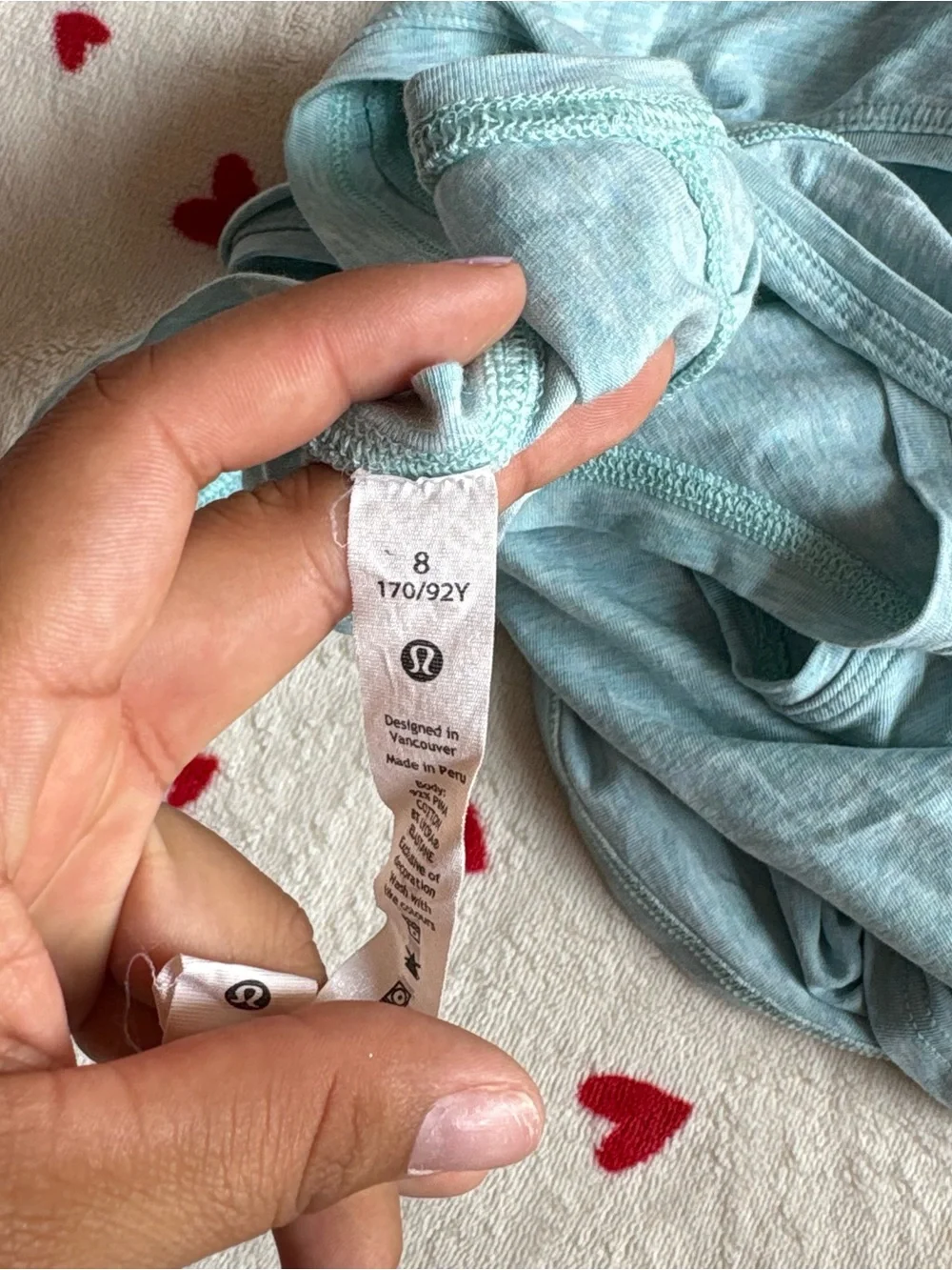 Lululemon Light Blue Racerback Women's Flowy Tank Top